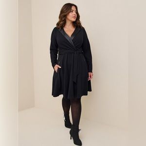 Torrid Mini Tuxedo Dress Size 16